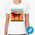 Женская спортивная футболка