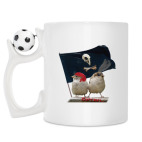 Кружка с футбольным мячиком