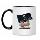 Кружка двухцветная