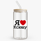 Банка с бамбуковой крышкой