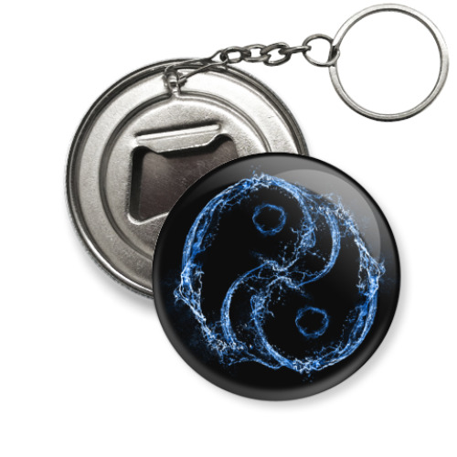 Брелок-открывашка с принтом  Инь Янь
