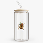 Банка с бамбуковой крышкой