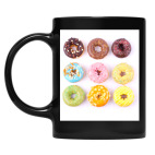 Кружка цветная UV-DTF