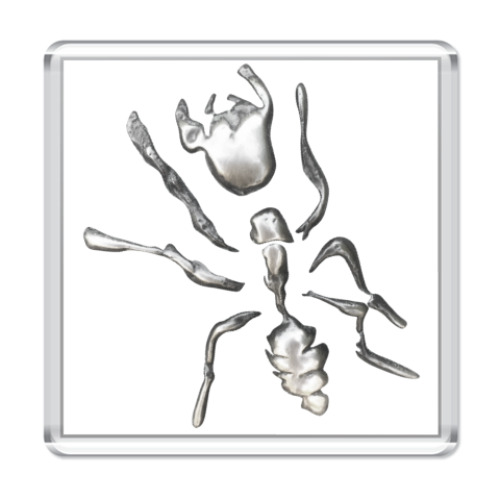 Магнит с принтом Металлический Муравей