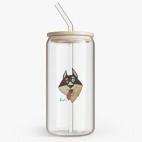 Банка с бамбуковой крышкой