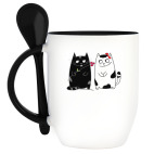 Кружка с ложкой