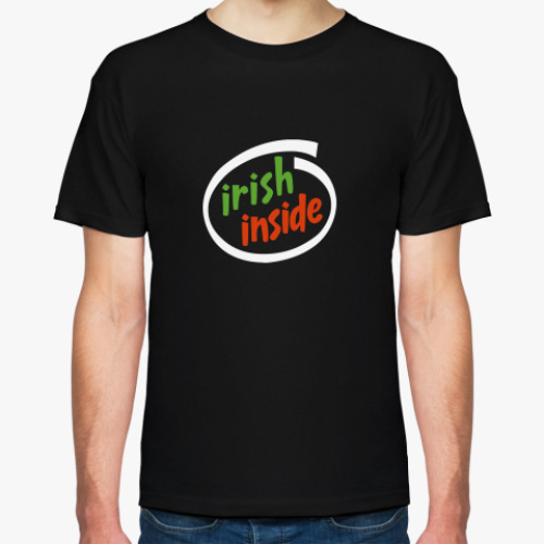 Футболка с принтом Irish inside