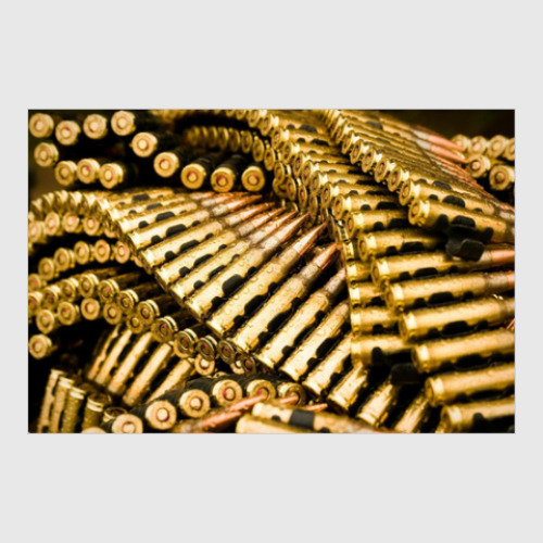 Постер с принтом 'Пулеметная лента'