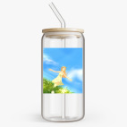 Банка с бамбуковой крышкой