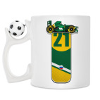 Кружка с футбольным мячиком