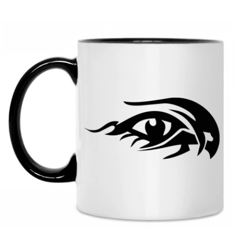 Кружка с принтом 'Глаз'