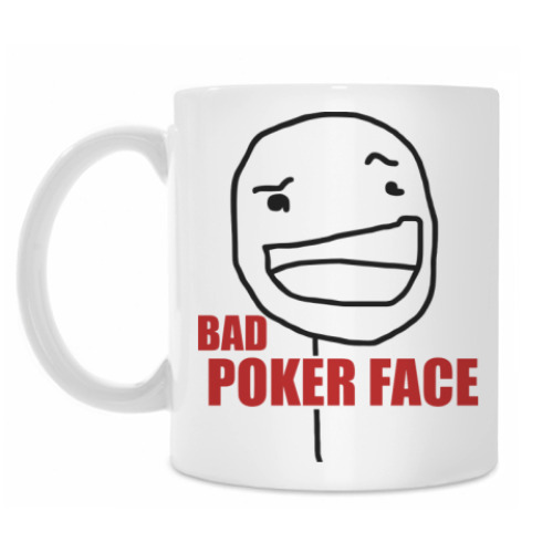 Кружка Bad Poker Face