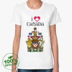 Женская футболка органик