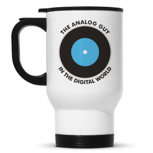 Кружка-термос с принтом Analog guy