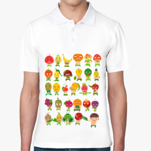 Рубашка поло Фрукты, Овощи и Ягоды