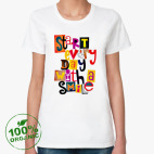 Женская футболка органик