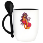 Кружка с ложкой