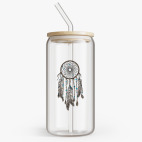 Банка с бамбуковой крышкой