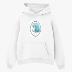 Толстовка худи оверсайз