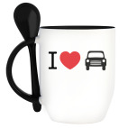 Кружка с ложкой