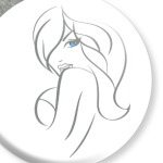 девушка с голубыми глазами