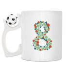 Кружка с футбольным мячиком