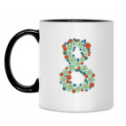 Кружка двухцветная