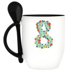 Кружка с ложкой