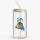 Банка с бамбуковой крышкой