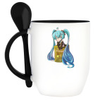 Кружка с ложкой