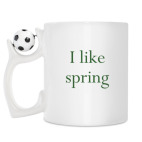 Кружка с футбольным мячиком