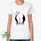 Женская футболка органик