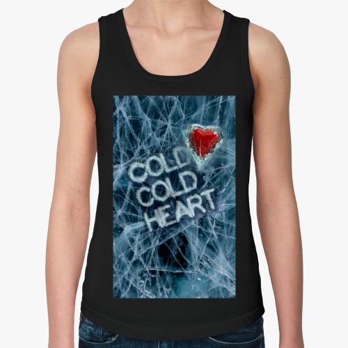 Женская майка с принтом Холодное сердце