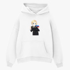 Толстовка худи оверсайз