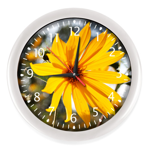Настенные часы Солнечный цветок