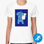 Женская спортивная футболка