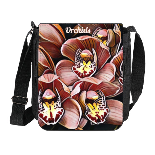 Сумка на плечо (мини-планшет) Орхидеи
