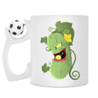 Кружка с футбольным мячиком
