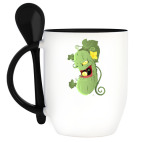 Кружка с ложкой