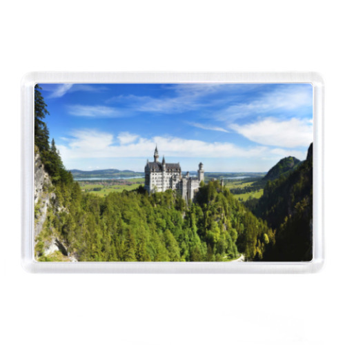 Магнит с принтом Замок