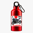 Металлическая бутылка 400 мл UV-DTF