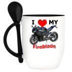 Кружка с ложкой