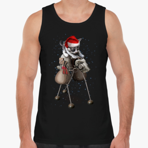 Майка Happy New Year steampunk cat