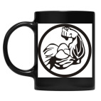 Кружка цветная UV-DTF