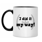 Кружка двухцветная