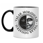 Двухцветная кружка valar morghulis
