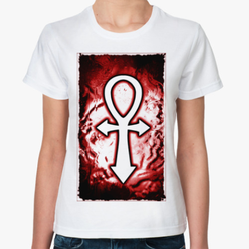 Классическая футболка с принтом Ankh
