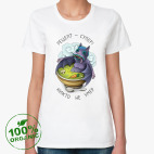 Женская футболка органик