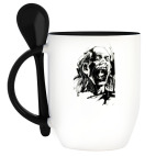 Кружка с ложкой