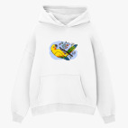 Толстовка худи оверсайз